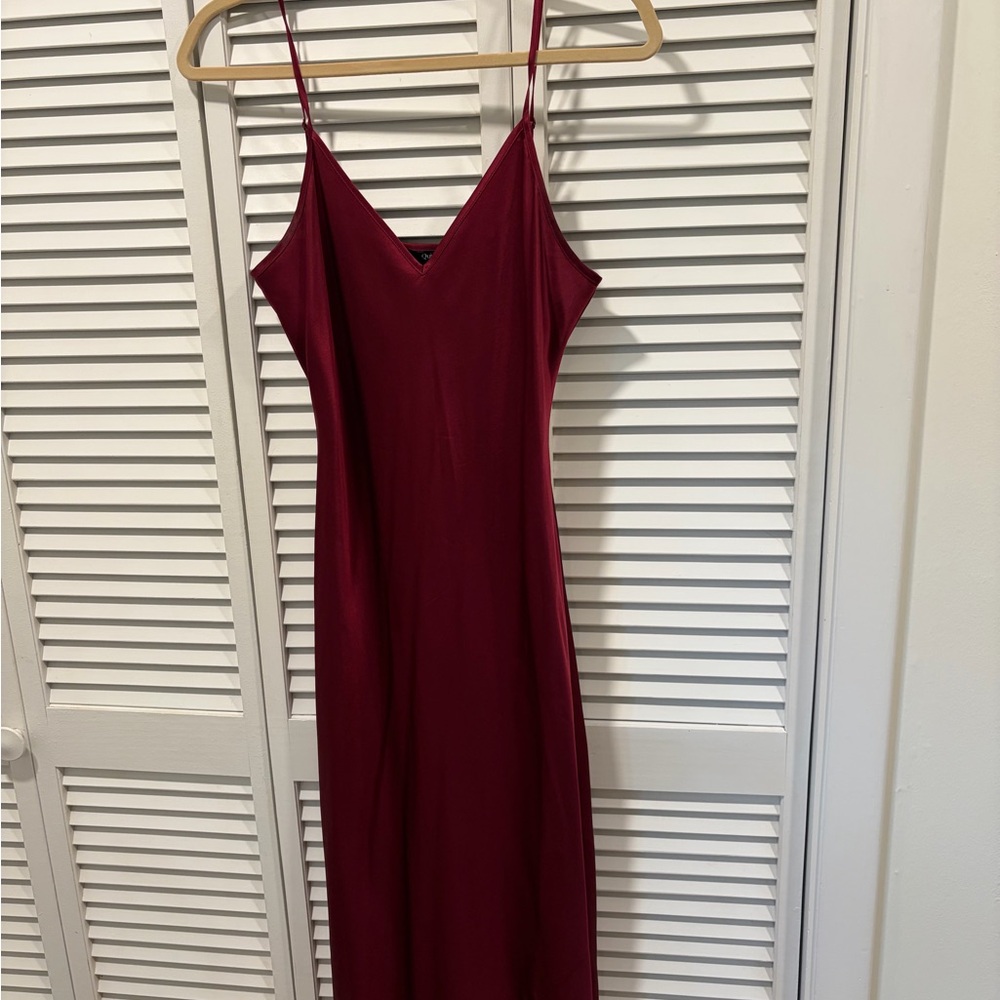 Quince Washable Stretch Silk Slip Midi Dress – Medium - Picture 2 of 3